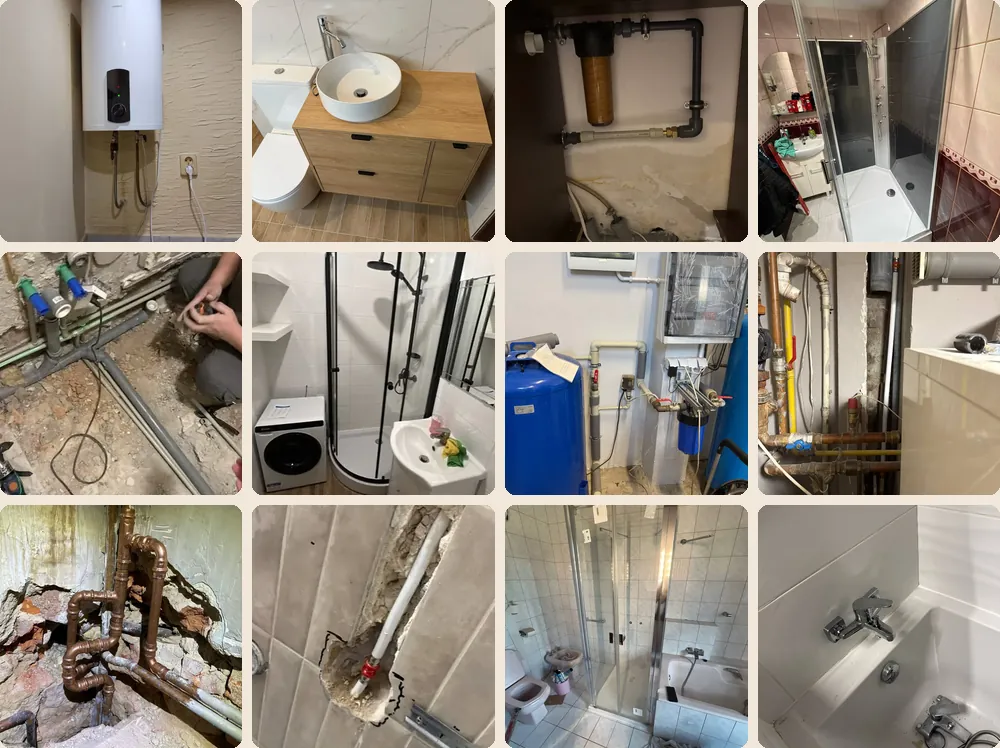 Biały montaż Kraków — instalacja hydrauliczna